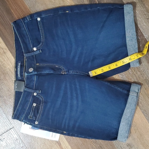 Calvin Klein Jeans Pants - Calvin Klein jeans nwt dark wash denim cuffed shorts